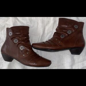 Josef Siebel  Tina Booties Size 37(US 6.5) Brown